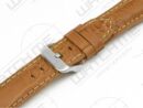 CAROLINA ALLIGATOR LICHT BRUIN&WIT HORLOGEBAND