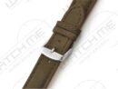 FIRENZE DARK BROWN SUEDE LEATHER WATCH STRAP