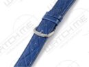 SAN FRANCISCO BLAUW GLANS LEER HORLOGEBAND APPLE WATCH