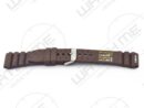 ATLANTIC BRUIN WATERDICHT RUBBER HORLOGEBAND