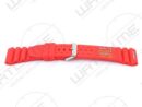 ATLANTIC ROOD WATERDICHT RUBBER HORLOGEBAND