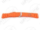 ATLANTIC ORANGE WATERDICHT RUBBER HORLOGEBAND