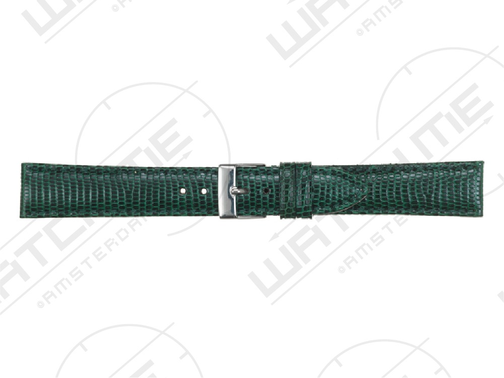 LOPRA REAL LIZARD LEATHER SHINY GREEN WATCH STRAP - Watchme