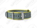 NATO PREMIUM GRAY&YELLOW NEON WATCH STRAP