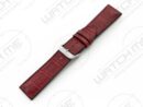 HYBRID ALLIGATOR LEER&RUBBER BORDEAUX APPLE WATCH