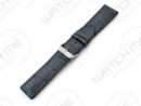 HYBRID ALLIGATOR LEER&RUBBER BLAUW APPLE WATCH