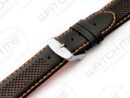 HYBRID ZWART&ORANJE WATERDICHT HORLOGEBAND APPLE WATCH