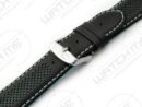 HYBRID ZWART&BLAUW WATERDICHT HORLOGEBAND APPLE WATCH