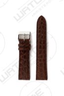 CROCODILE LEATHER MATT COGNAC