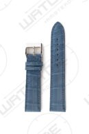 ALLIGATOR LEATHER DENIM BLUE MATT