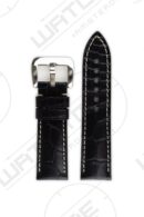 ALLIGATOR NAUTICA MATT BLACK STITCHED