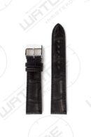 ALLIGATOR LEATHER BLACK MATT