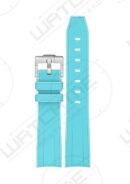 OMEGA X SWATCH MOONSWATCH LICHTBLAUW MET PATROON RUBBER