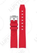OMEGA X SWATCH MOONSWATCH ROOD MET PATROON RUBBER