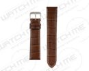 BANGKOK STITCHED LEATHER COGNAC BROWN WATCH BAND