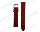 REAL LIZARD LEATHER UNSTITCHED BAND ORANGE BROWN XL