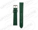 REAL LIZARD LEATHER UNSTITCHED BAND EMERALD GREEN XL